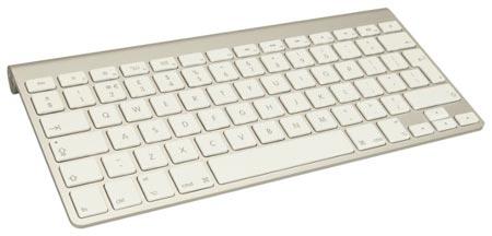 Bezdrátová klávesnice Apple MC184, bílá Bluetooth