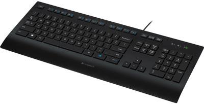 لوحة مفاتيح سلكية من لوجيتك K280e - أسود USB