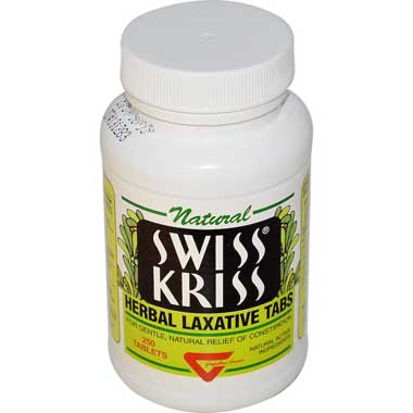Comprimés laxatifs à base de plantes Modern Products, Swiss Kriss, 250 pcs.