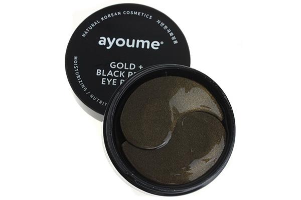 Cache-œil Ayoume Gold + Black Pearl