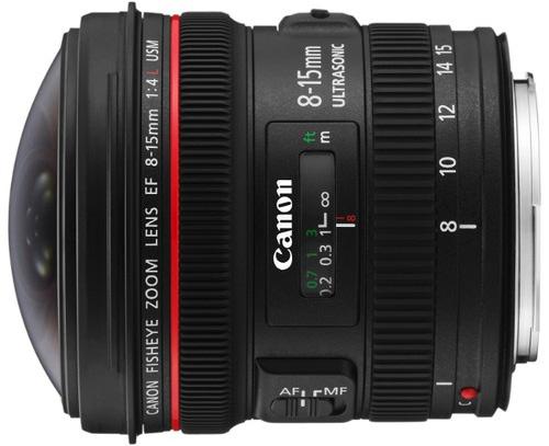 Canon EF 8-15mm f / 4.0L Fisheye USM